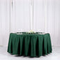 Efavormart Round Tablecloth, 120 Inch Stain & Wrinkle Resistant Washable Table Cloth, Decorative Polyester Fabric Table Cover for Banquet, Wedding, Dining - Hunter Emerald Green