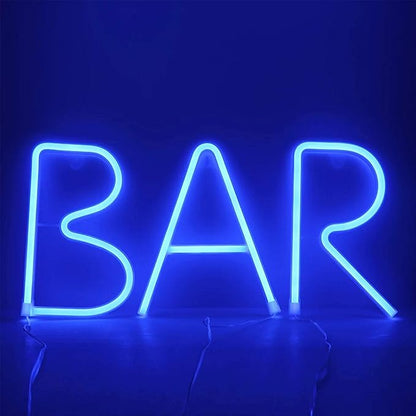 ENUOLI Light Up Letters Neon Signs, Blue Alphabet Neon Lights Wall Decor for Home, Birthday Party, Bar, Valentine’s Day Word-Blue Letter (O)