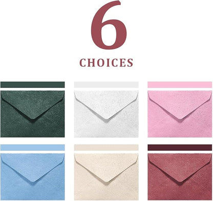 30 Pieces A6 Envelopes with 30 Seal Stickers, 6.32 x 4.45 inch Envelopes for 4 x 6 Wedding Invitation Cards, Greeting Cards, Graduation, Birthday Party Invitations, White.