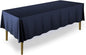 Lann's Linens - 10 Premium 70" x 120" Tablecloths for Wedding/Banquet/Restaurant - Rectangular Polyester Fabric Table Cloth - Navy Blue