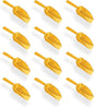 Super Z Outlet 5.5" Mini Acrylic Plastic Kitchen Scoops for Weddings, Candy Dessert Buffet, Ice Cream, Protein Powders, Coffee, Tea (Gold)