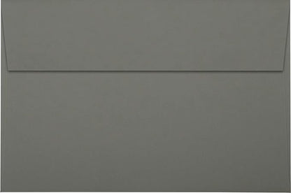 LUXPaper A9 Invitation Envelopes | Peel & Press | 5 3/4" x 8 3/4" | Smoke Gray | 80lb. Text | 50 Qty
