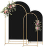 Metal Arch Backdrop Stand and Cover Set, 7.2FT, 6FT Party Backdrop, Easy to Assemble, Backdrop Stand for Parties, Birthday, Baby Shower