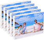 5 Pack Acrylic Picture Frame 5x7 Clear Double Sided Magnetic Picture Frameless Desktop Display Photo Frame with Stand Best Gift for Family, Baby, Friend