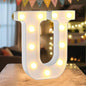 LED Marquee Light Up Letters Sign - Lighted Letters Alphabet for Birthday, Graduation, Bar Wall & Table Party Decor, Wedding Anniversary and Christmas Decorations, Letter U