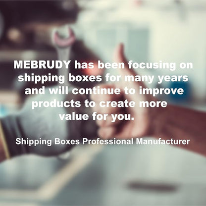 MEBRUDY 6x4x3 Inches Shipping Boxes Pack of 50, Small Corrugated Cardboard Box for Mailing Packing Literature Mailer