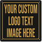 Custom Metal Signs - Personalized Signs for Office, Home, Bar - Indoor/Outdoor Use - 12"x12"