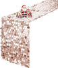 VHH Sequin Table Runner 12 x 108 inches Rose Gold Table Runner, Glitter Runner for Party Wedding Birthday, Party Spring Easter Rustic, Birthday Supplies Decorations (1 Pack).