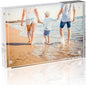 TWING Picture Frame, 8x10 Acrylic Photo Frames Horizontal Magnet Double Sided Photo Frame with Microfiber Cloth,12 + 12MM Thickness Clear Picture Frame Desktop Display