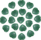 PATIKIL 20 Pcs Natural Heart Shaped Crystal Stone, 0.6 Inch Mini Polished Love Gemstone Crystal, Pocket Rock Engraved Worry Stones for Women Gifts Meditation, Clear Green