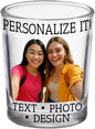 Bridesmaid Custom Shot Glass 2.5oz, Personalized Photo Bride Tribe Gift, Maid of Honor, Custom Printed Picture Wedding Favor, Girls Weekend Keepsake, Bachelorette Party