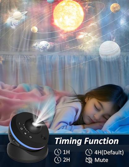[6th Gen Upgraded] Planetarium Galaxy Projector, 13 in 1 Star Light Projector Starry Sleep Night Light with Dynamic Meteors,360° Rotation Nebula,4K HD&Large Scale Projection for Bedroom Decor，Kids