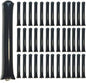 40pcs Round headTeam Spirit Boom Sticks Thunder Sticks Cheering Sticks Team Spirit Plastic Cheerleading Spirit Stick Clapper Inflatable Noise Maker Sports Supply (Black)