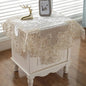 vctops Damask Lace Patchwork Tablecloth Luxury Square Small Table Cover Elegant Floral Embroidered Lace Table Cloth for Party Kitchen Dinning Picnic Decoration (Type M,22"x22")