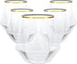 Goodluck 40 PCS Diamond Stemless Plastic Wine Whiskey Glasses, 12 Oz Disposable Cocktail Glasses, Suitable for Weddings, Birthday Parties, Family Gatherings, Bars, etc （Gold rimmed cups）