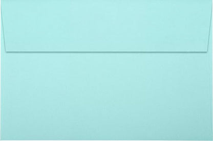 LUXPaper A9 Invitation Envelopes | Peel & Press | 5 3/4" x 8 3/4" | Seafoam Blue | 80lb. Text | 50 Qty