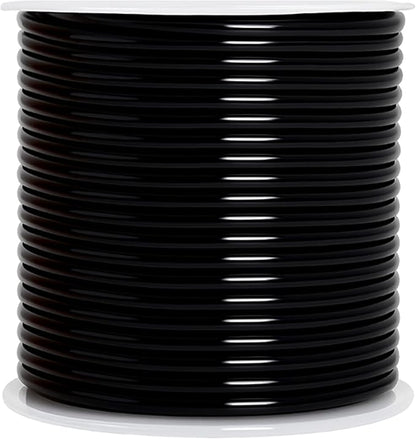 Mandala Crafts 13 Gauge Anodized Aluminum Craft Wire for Jewelry Making - 300 FT Colored Flexible Silver Black Wire - Bendable for Bonsai Armature Crafting Sculpting