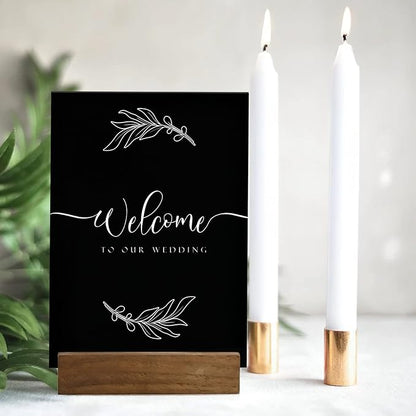 10 Pack Black Acrylic Sign Blanks for Table Numbers, 5 x 7 Inch Black Acrylic Blanks Sheets 1/8 inch Thick, Use for DIY Wedding Table Signs