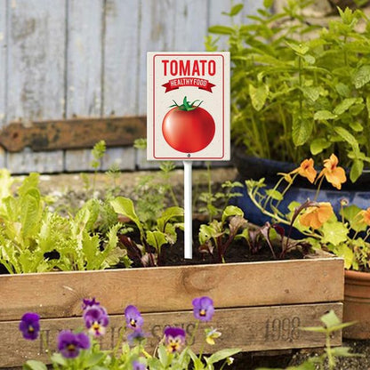 Eveokoki Aluminum Seed & Plant Labels - Plant Markes for Seedlings-Plant Tags for Pots - Garden Signs for Vegetable - Durable Markers for Plants Outdoor Waterproof - Garden Decor for Farmhouse