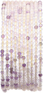 Faceted Natural Purple Fluorite Stone Round Loose Semi Gemstone Beads for Jewelry Making 2-2.5mm 38cm