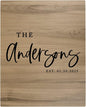 Andaz Press Large Wooden Welcome Sign for Wedding Rustic Welcome Sign 16" x 20" Custom Last Name & EST. Date Fall Wedding Signage English Oak MDF Wood Finish Wedding Reception Indoor Outdoor Signs