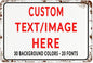 Custom Sign Personalized Custom Metal Sign, Customize For Office, Business, Workplace, Office, Home, Delivery Signs 8x12