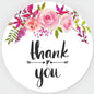 Custom Stickers for Weddings, Birthdays & Businesses - Personalized Labels with Your Logo - Waterproof, Fade and Heat Resistant - Pack of 100-1000 (Wreath H, 3 Inch)
