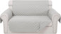 Reversible Loveseat Sofa Covers Couch Cover Furniture Protector(Loveseat Small,Light Grey/Light Grey)