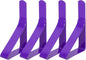 uxcell 4 Pack Tablecloth Clips, Stainless Steel Table Cloth Cover Clamps, 2.95" x 1.77" Windproof Holder Clips for Home Party Picnic Wedding Camping Dining Tables, Purple