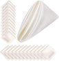 Aneco 24 Pieces Satin Napkin Square 20 x 20 Inches Dinner Napkins Weddings Party Napkin Soft Table Napkins for Romantic Weddings Party Dinner Decoration (Ivory)