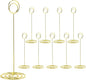 10Pcs Place Card Holder, Table Number Holders, Wire Picture Holder, Table Card Holders Stand, Photo Holder for Centerpieces, Wedding Reception, Party, Birthday (Gold)
