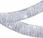 CC Wonderland Laser Silver Fringe Banner - 5 Ft.Pack of 2 for Wedding Hanging Bachelorette Party Decorations, Birthday Party Decor, Baby Shower Supplies, Photo Booth Banner Backdrop