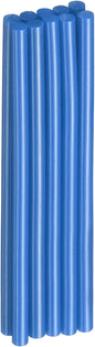 HARFINGTON 10pcs Hot Glue Sticks 0.28" Dia x 5.91" Long EVA Mini Hot Melt Adhesive Glue Stick for Hot Melt Gun Wood Plastic Glass Flowers Fabrics Foam, Blue