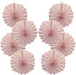 Pink Birthday Decorations,DIY Pink Paper Fans Hanging Decoration ,Party Supplies Party Fans 12in, Pink Christmas,Wedding Graduation Events Accessories 30 Color DIY Set (Baby Pink)