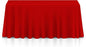 Lann's Linens - 10 Premium 90" x 156" Tablecloths for Wedding/Banquet/Restaurant - Rectangular Polyester Fabric Table Cloths - Red