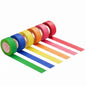 SWRT Colored Masking Tape 6-Pack, 0.7 Inch x 16 Yards Each Roll Rainbow Painter’s Tape Set for Arts, Crafts, Labeling & Teacher – Easy Tear, Residue-Free, Vibrant Colors
