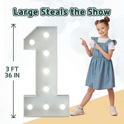 Marquee Numbers 3 Feet Tall Big Light Up Numbers 70th Birthday Decorations Women Men White Anniversary Party Decor Large Cardboard Prop Backdrop Sign 70