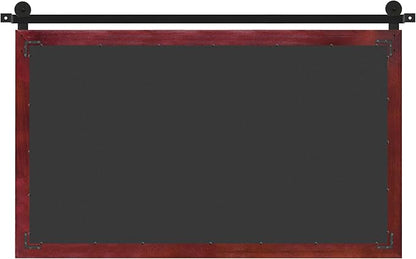 COGOOD Farmhouse Bathroom Mirror - 49 x 30 Large Rectangle Barn Door Mirror for Vanity, Bedroom, Living Room Wall Decor (Espresso)