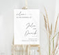 Welcome Wedding Sign Personalized, Minimalist We're So Glad You're Here Wedding Sign Decorations Signage 12" X 18" (Small), 27" (Medium), 36" (Large), Plastic, Modern, Pole Mount, Weather