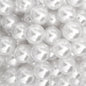 100Pcs 20mm White Round ABS Faux Pearl Beads for Jewelry Making, DIY Crafts, Home Decoration