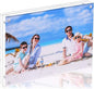 11x14 Acrylic Picture Frame,Clear Double Sided Magnetic Photo Frames With Stand,Minimalist Frameless Floating Frame for Artwork Poster Degree Diploma,Lovely Gift for Family, Friend