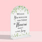 Wedding Memorial Sign We Know You Would Be Here Today If Heaven White Acrylic Table Sign for Marriage Parties Anniversaries Reception Cafe Hotel Party Bar Business Event