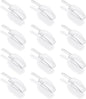 Super Z Outlet 5.5" Mini Acrylic Plastic Kitchen Scoops for Weddings, Candy Dessert Buffet, Ice Cream, Protein Powders, Coffee, Tea (Clear)