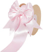 LaRibbons 1 1/2 Inch 50 Yard Double Faced Satin Ribbon,Light Pink Satin Craft Fabric Ribbon for Gift Wrapping Floral Bouquets Wedding Party Decoration