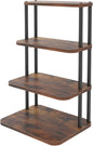 Cupcake Stand, 4 Tier Cupcake Stand for 50 Cupcakes, Wood Cake Stand, Rustic Dessert Table Display Set Tiered Tray Stand, Serving Tray Cake Stands for Party Wedding Birthday