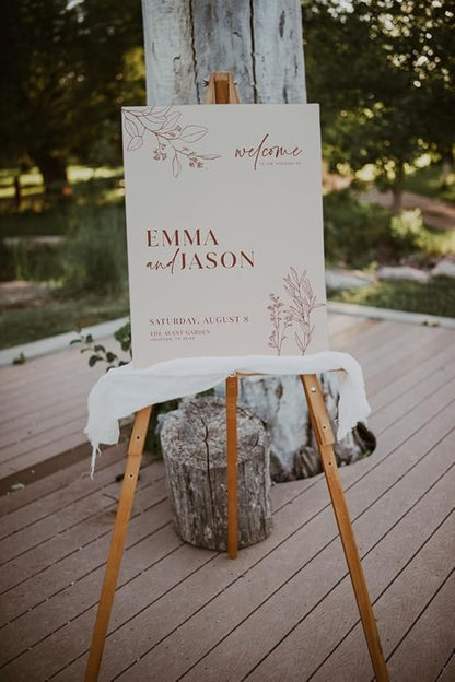 Burgundy Wedding Welcome Sign Template, Editable Blush Pink Welcome Sign Printable Wedding Welcome Plan Marsala Welcome Board
