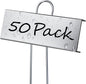 50 Pack Metal Plant Labels for Outdoor Garden Waterproof Plant Markers, Labels Garden Markers for Seedlings Herbs Vegetable Greenhouse Gifts, with Pen