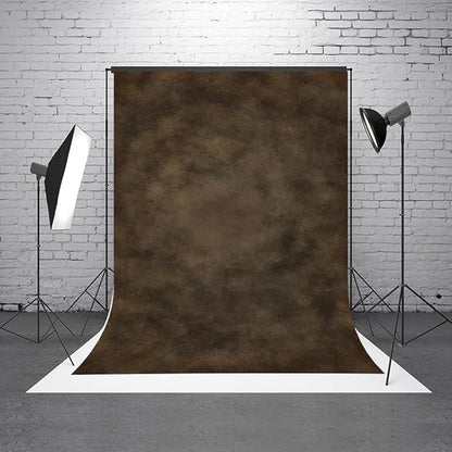 6x9ft Dark Brown Mottled Texture Photography Backdrop for Portrait Photo Studio Prop Abstract Background for Photographyer