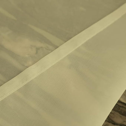 Window Light Yellow Sheer Curtains 84 Inches Long 2 Panels Sheer Curtain Basic Rod Pocket Panel for Bedroom Children Living Room Yard Kitchen (Light Yellow, 52" W x 84" L | 2 pcs)