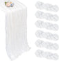6 Pack White Cheesecloth Table Runner 10ft Boho Gauze Fabric Cheese Cloth Table Runner 35 x 120 Inch Rustic Sheer Runner for Romantic Wedding Decor Baby Shower Party Table Centerpiece Decoration